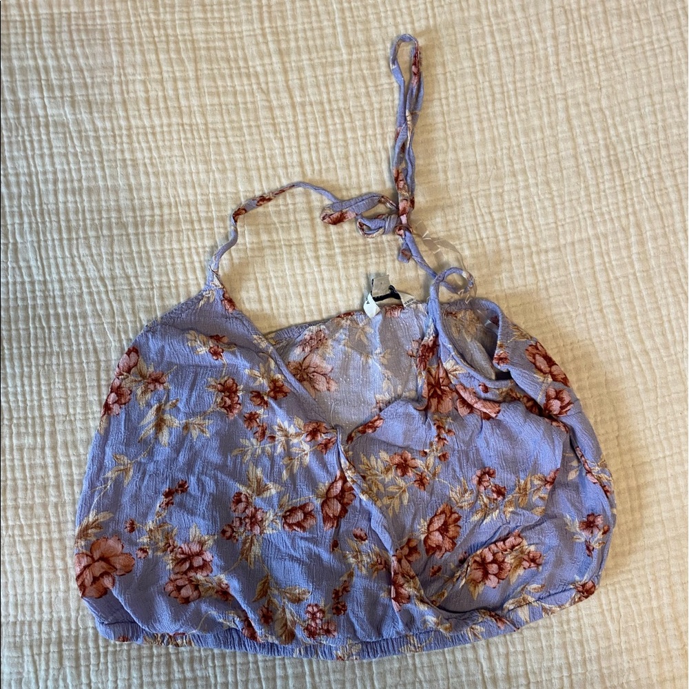 Floral AE Crop Top